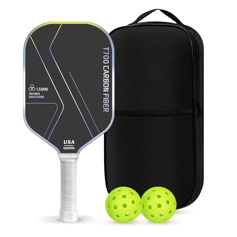 T700 Carbon Fiber Pickleball Paddle Set - Complete Kit All Players