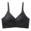 Women's Seamless Wire-Free Soft Support Bra for Small Chest with Anti-Sagging and Side Support.