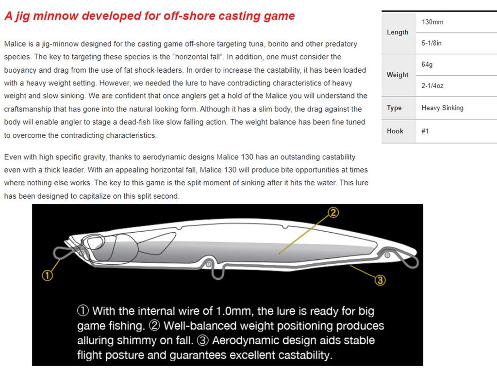 DUO Тонущая приманка Rough Trail Malice 130 CBA0406 (2898)