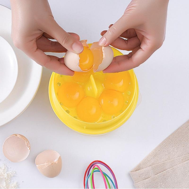 1/3 шт. Разделитель яичного желтка и прозрачные кухонные гаджеты Разделитель яиц Инструмент для выпечки Большая емкость Кухонные принадлежности кухонные гаджеты