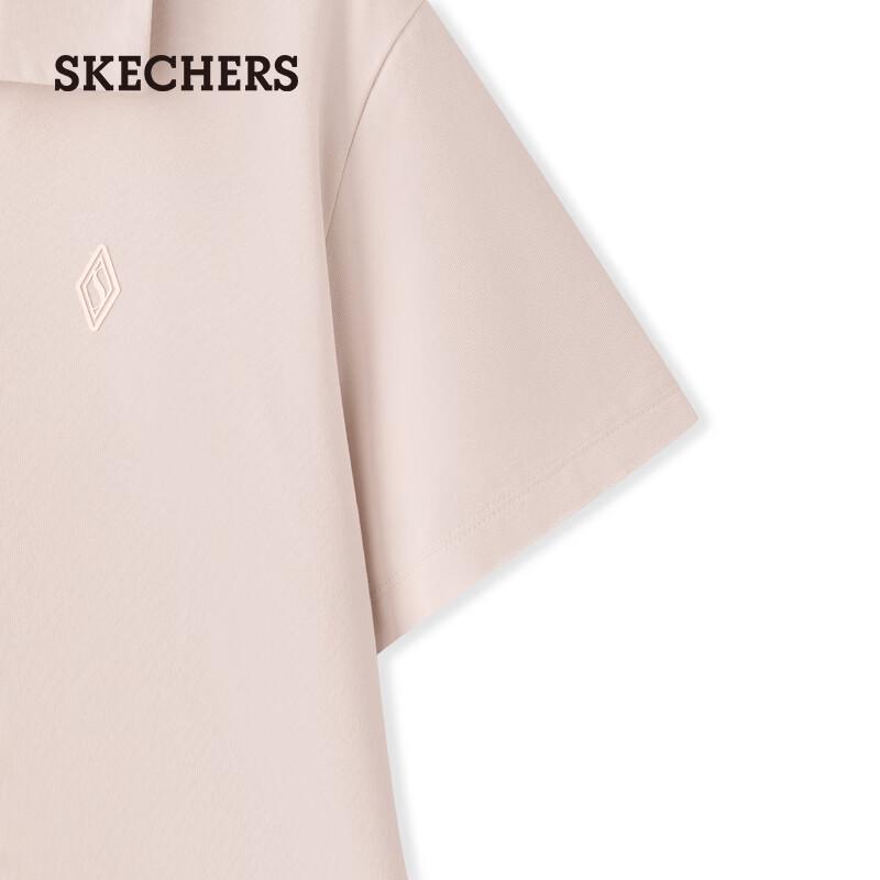 Skechers Женская футболка-поло с коротким рукавом, отводящая влагу L226W099