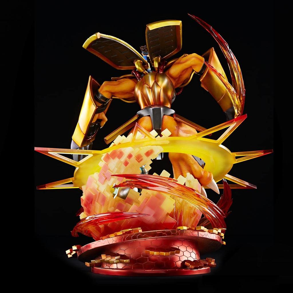Уникальная художественная студия Digimon Adventure Большая статуэтка серии Digimon Adventure WARGREYMON Полная фигурка из окрашенного полистоуна
