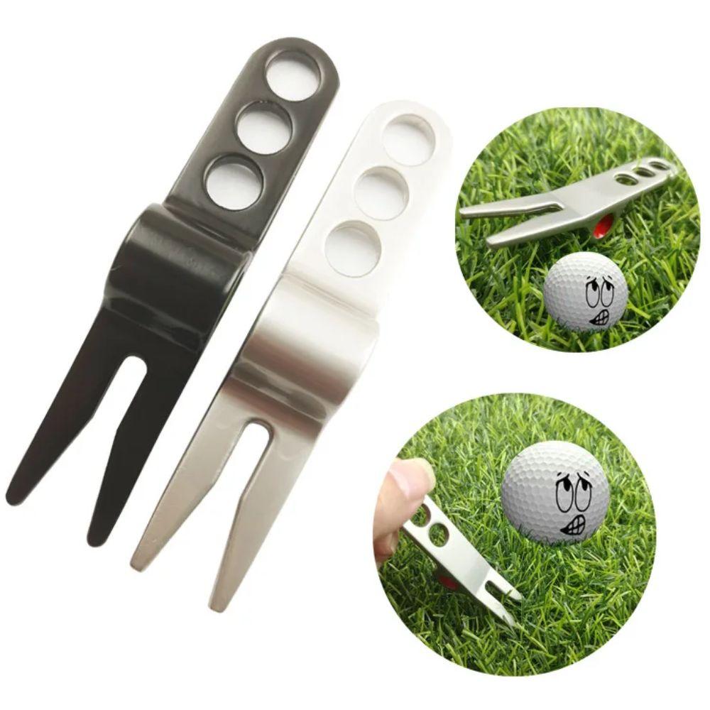 Turf Tool Golf Divot Pitch Repairer Tool Pitchfork Golf Divot Tool Golf Fork Golf Training