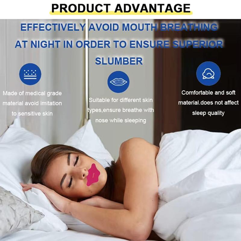 30 шт. Ротовая лента от апноэ во сне Ротовая лента Ротовая лента для сна Храп Дыхательная ротовая лента Дыхательная ротовая лента