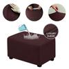 Waterproof Suede Velvet Stool Ottoman Cover Slipcover for Sofa Footstool Home Room Decor Step Stool Covers