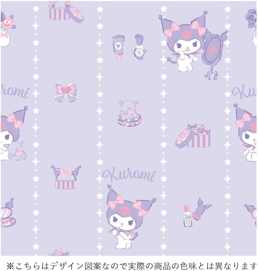 Sanrio Kuromi 2nd Grade and 100cm Wide x 178cm Set of Sanrio My Machine Character Design Light-Blocking Heat-Insulating Curtains, Long, 2, Melody,