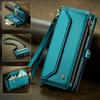 Suitable for iPhone 16 phone case, Apple 17 wallet leather case, Samsung S24 flip cover with zipper, Z Fold6