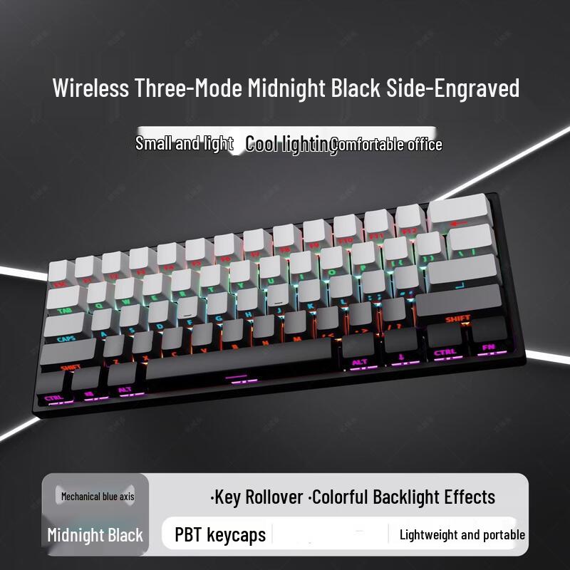 OLOEY Portable 60% Mechanical Gaming Keyboard