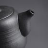 280ml Ceramic Teapot with Handle Chinese Style Black Clay Kung Fu Tea Set