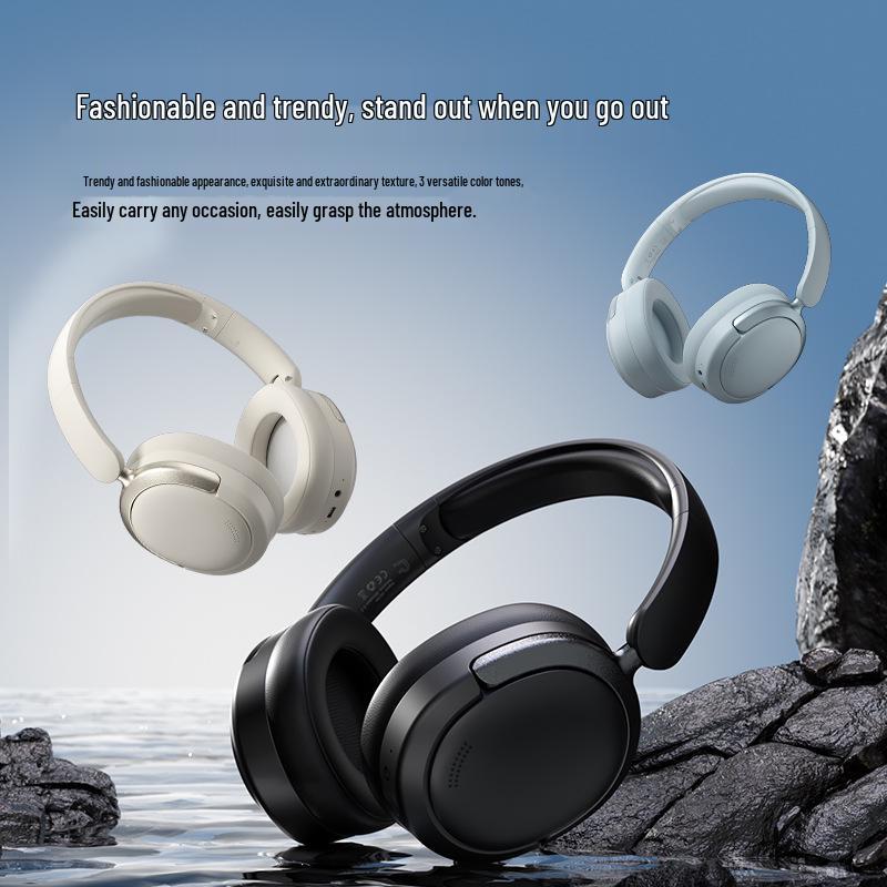 Игровые Bluetooth-наушники с оголовьем 2025: Беспроводные, С шумоподавлением, Мощный бас, Сверхдолгая работа от батареи, Для спорта