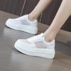 Women Sneakers Platform White Shoes Women's New Sports Versatile Leather Heightening Board Shoes Casual Shoes Platform Sneakers
