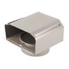 Stainless Steel Ventilation Duct Wall Air Vent Cap for Ventilator Exhaust Fan Range Hood150mm Pipe