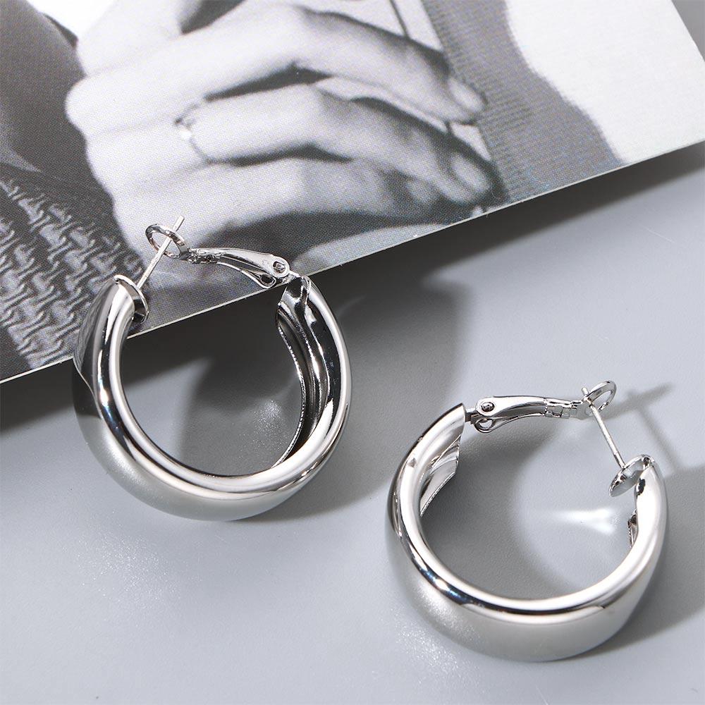 Широкие серьги-кольца для пирсинга ушей, круглые, хип-хоп украшения, серьги-кольца, серьги-подвески