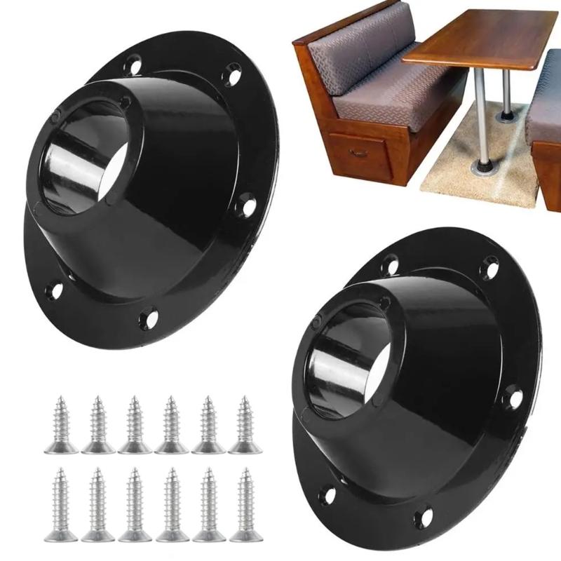 Основание ножки стола, алюминиевая тумба, основание стола, фланец, обеденный уголок, основание для напольного крепления с 6 монтажными отверстиями