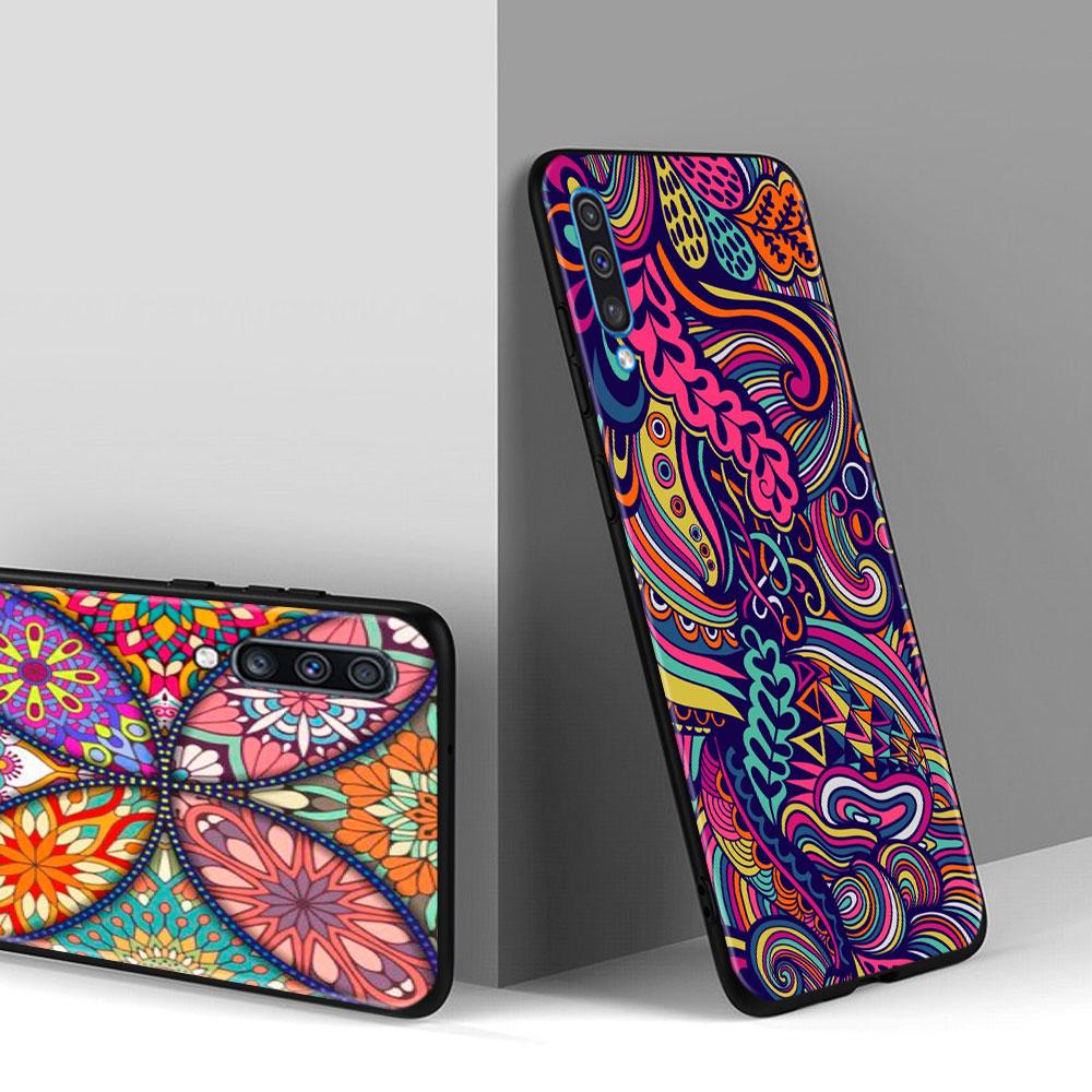 Phone Coque Mandala Flower Totem For Samsung Galaxy A70 Note 20 Ultra 10 A20e A20s A30 A50 A40 A10s A10 A42 5G Style Covers
