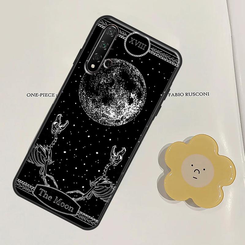 Чехол для таро с изображением луны ведьм для Huawei P40 Lite P20 P30 Pro Mate 20 Lite Nova 5T P Smart 2021 2019 Honor 50 Cover