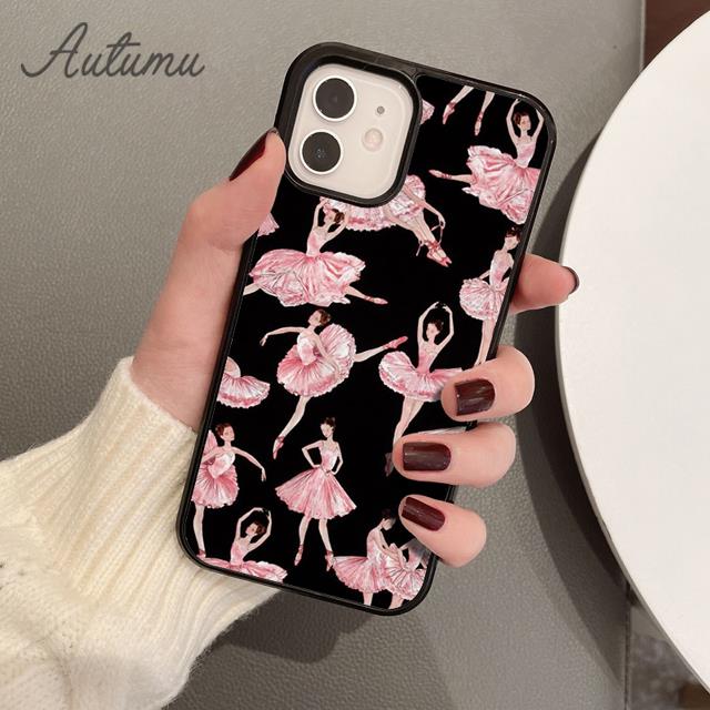Балерина Балетные Туфли Танцующая Девушка Чехол для Телефона для iPhone 17 Air 15 16 16e 11 12 13 14 Pro Max Plus Cover coque Fundas