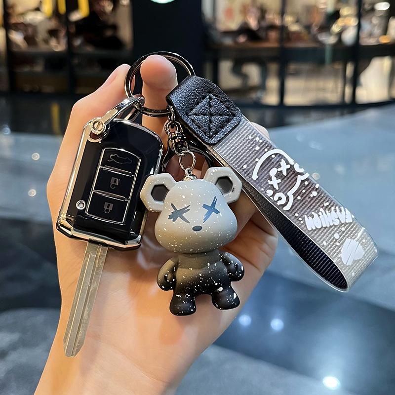 Подходит для Mitsubishi Key Case OutlanderASXLansegoran Pajero Eclipse Cross, автомобильный прямой чехол для ключей, сумка с пряжкой