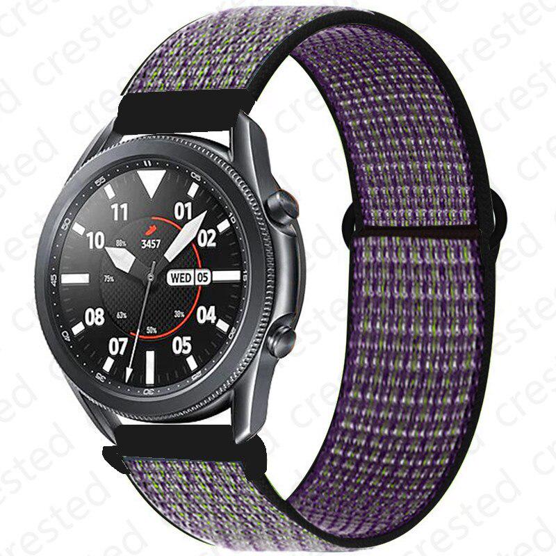 Ремешок 20/22 мм для Galaxy Watch 3/46/42 мм / активный 2 ремешка Samsung Gear S3 Frontier Sport нейлоновый браслет Huawei watch GT 2 41 45 мм