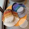 Autumn and Winter Corduroy Bucket Hat for Women, Fashionable Basin Hat, Corduroy Versatile Hat for Women