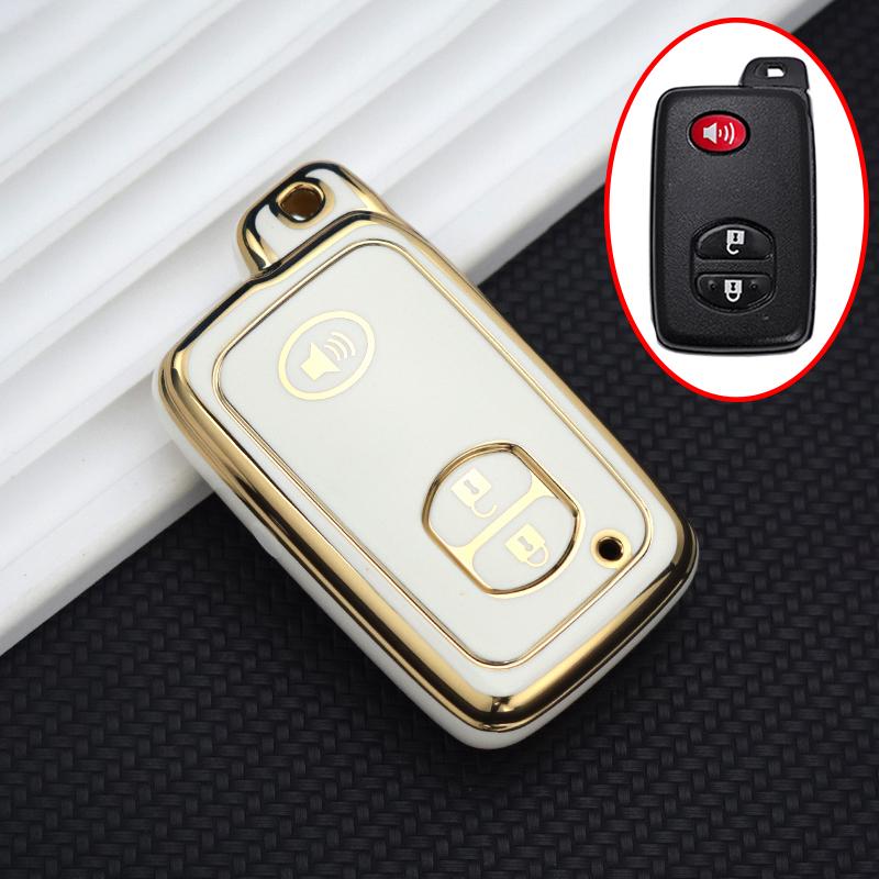 Чехол-брелок из ТПУ с 2/3/4 кнопками для автомобильного ключа Toyota Camry Prius Land Cruiser Prado 150 Crown Для Subaru Foreste Xv Набор брелков