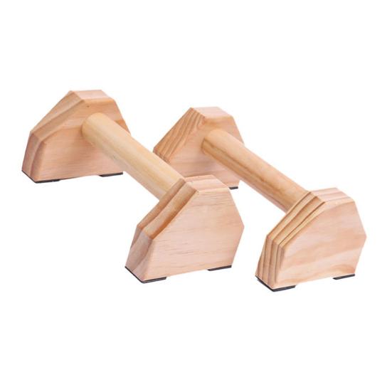 1 пара устойчивых брусьев для отжиманий, противотрещинный брус из сосны, шестигранный дизайн, параллеты