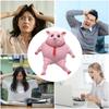 Милая сжимаемая игрушка-поросенок Розовый Поросенок Игрушка для снятия стресса Декомпрессионная Мягкая Сенсорная Медленно восстанавливающаяся Розовые Животные Игрушки-антистресс Подарки для Девочек Мальчиков