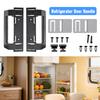 2 Pcs Refrigerator Door Latch Handle Ergonomic RV Refrigerator Door Handle Campers Refrigerator Door Pulle RV Parts Accessories