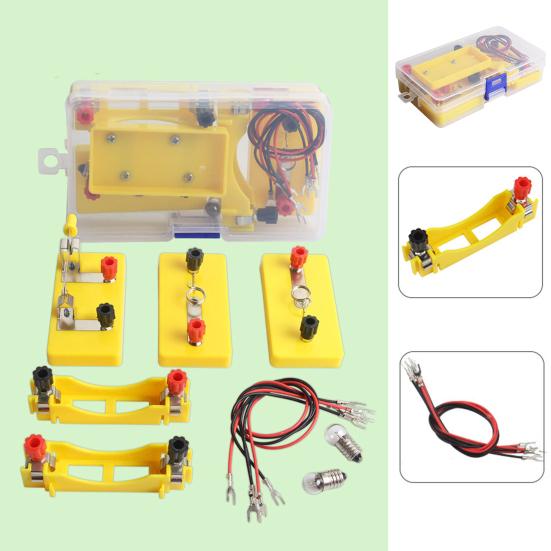 Набор для изучения физики, головоломка, практические способности, сделай сам, научная лаборатория по физике, базовый набор для обучения схемам для детей