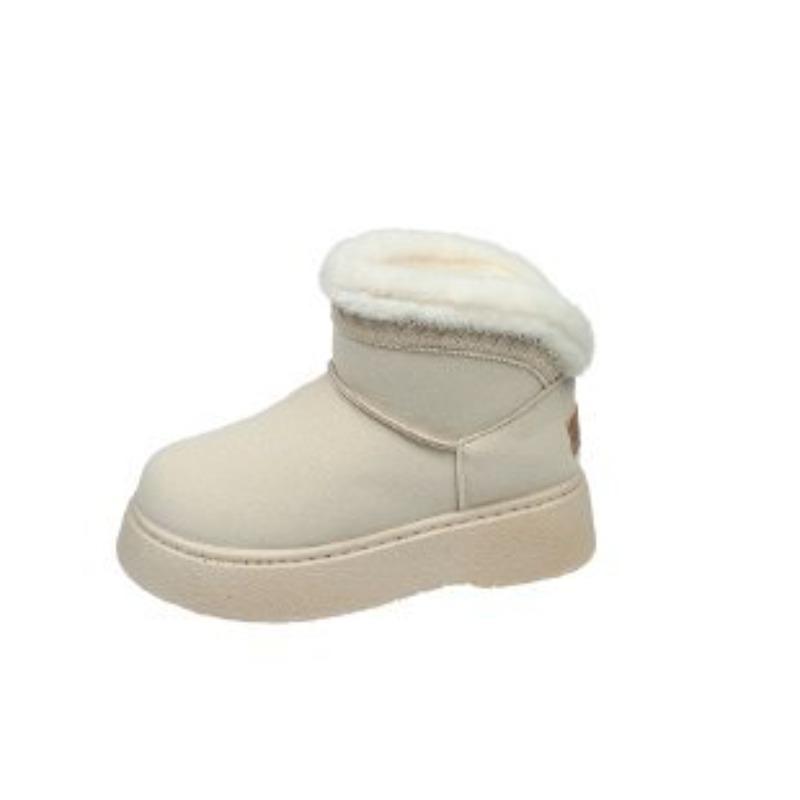 New Fleece Cotton Shoes and Boots for Women, Warm, Short, Anti-slip and Super Soft Snow Boots