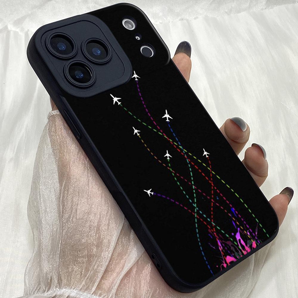 M261 Airplane route Angel Eyes Soft Phone Cases for iPhone Samsung Galaxy Xiaomi Rdemi Huawei Honor Infinix Realme OPPO Vivo All Model Pupil TPU Case