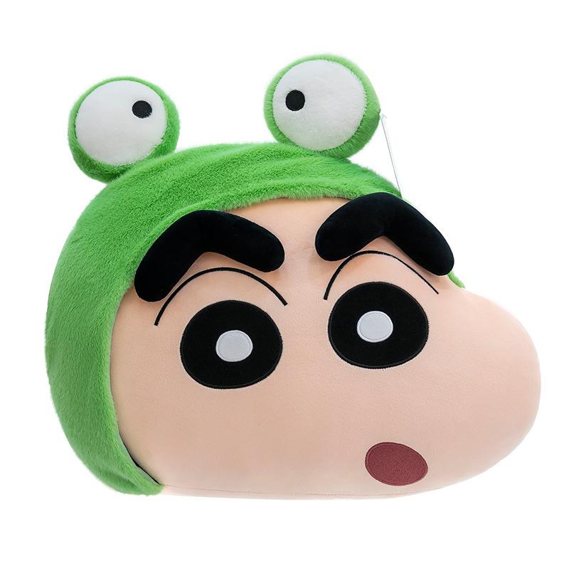 Crayon Shin Big Head Pillow Salted Egg Superman Doll Bed Accompanying Plush Toy Gift Exchange