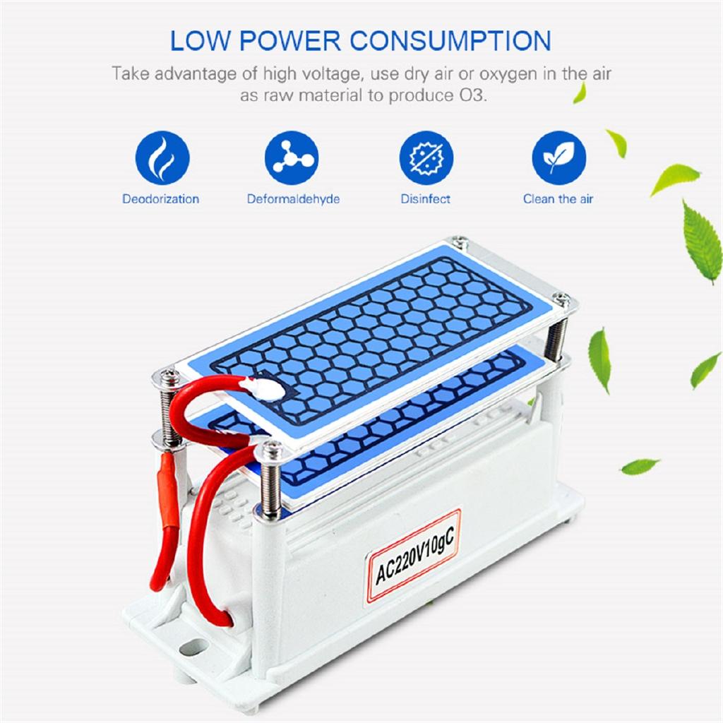10g/h Ozone Generator Home Air Purifier Ozonizador Ozonator Air Cleaner 3 Layers Ozon Machine Ozonizer Sterilization 110V/220V