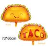 Мексика Фиеста Кактус Тематическая Вечеринка Тако Воздушные Шары Вечерние Алюминиевые Шары Мексиканская Вечеринка Сувениры Декор Поставки