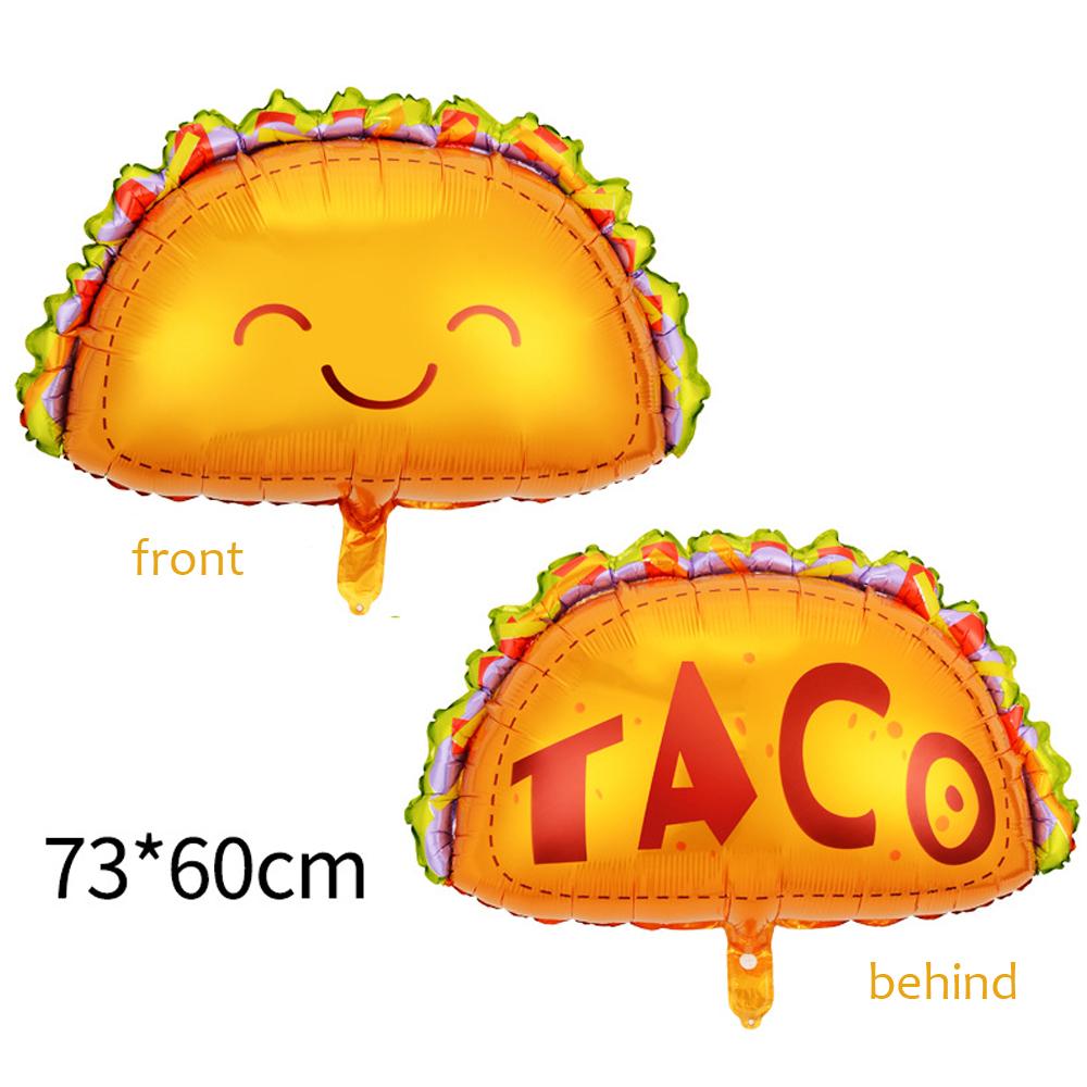 Мексика Фиеста Кактус Тематическая Вечеринка Тако Воздушные Шары Вечерние Алюминиевые Шары Мексиканская Вечеринка Сувениры Декор Поставки