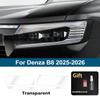 Для Denza B8 2026-2026 Дымчато-черная Предварительно вырезанная Защитная пленка для фар автомобиля Антицарапина Высокоглянцевая Виниловая пленка-обертка Автоаксессуары