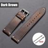 Vintage Oil Wax Leather Watchband 18mm 20mm 22mm 19mm 21mm 24mm Wristband Stitching Cowhide Strap for Omega for Seiko Watch Band