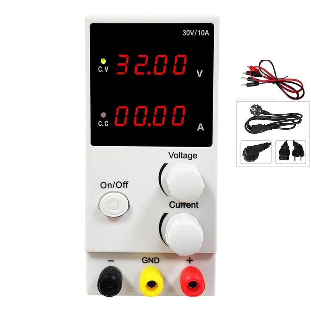 Temperature Controlled Power Supply DC Power Supply LED Digital Display DC Power Supply 0-30V Output 0.1A Resolution