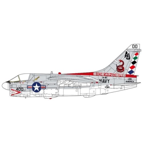 JCW 1/72 A-7E US Navy VA-86 Sidewinders 1973 Finished Model