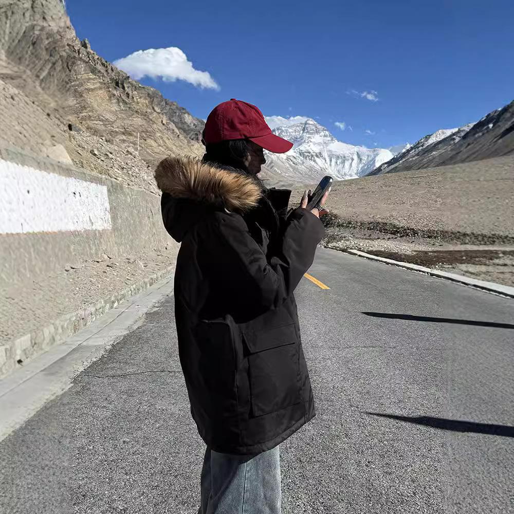 Повседневная парка с шерстяным воротником, рабочая куртка, пуховик из хлопка для женщин на зиму, толстая американская хлопковая куртка высокого класса, средней длины, теплая куртка