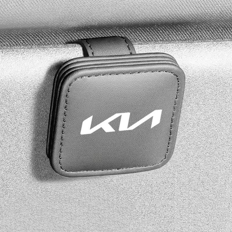Car Sun Visor Eyeglass Clip Magnetic Multi-Function Storage For KIA KN K3 K5 Sportage Sorento Picanto Ceed RIO 2 3 4 Accessories FO8