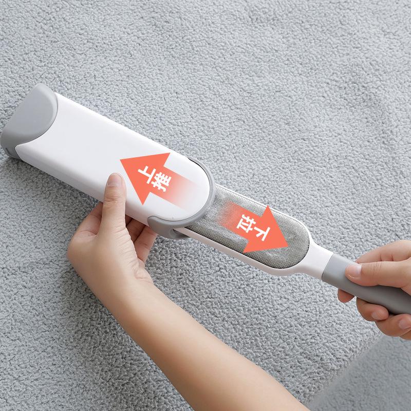 Electrostatic Hair and Dust Removal Brush for Clothes and Coats