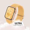 Эластичный плетеный нейлоновый ремешок для Apple Watch Series 4-10 и Ultra 2