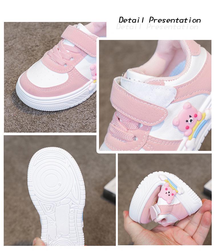 Breathable Cartoon Canvas Walking Shoes for Toddlers - Wear-Resistant, Low-Top Sports Shoes for Girls & Boys