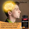 Brain Health, Memory Support, Concentration Function, Clarity Enhancement Supplement 120 Capsules