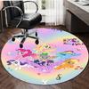 1pc My Little Pony3 Design Printed Area Round Carpet for Bedroom Living Room Home Decor Rugs Mat Non Slip Mat Rug for Bedside