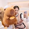 Creative Capybara Chef Plush Doll - Cute Stuffed Animal Children's Toy for Christmas