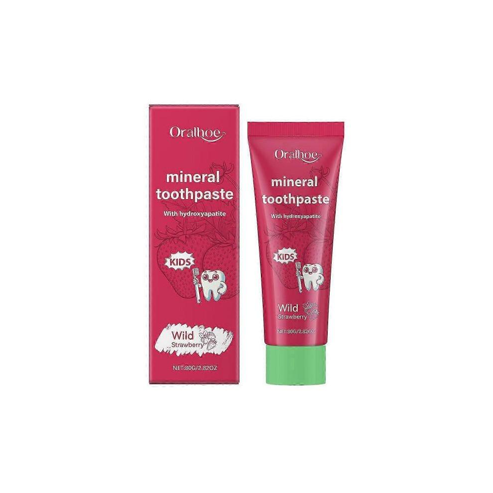 Dentifrice pour enfants aromatisé à la fraise Nettoyage des dents et des taches sur les dents jaunes Dentifrice oral pour enfants