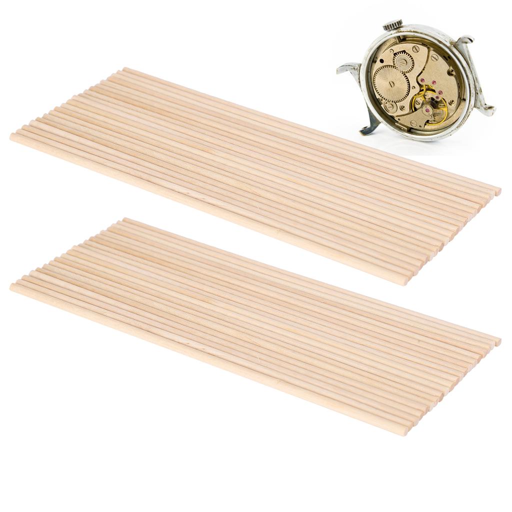 40 шт. деревянных круглых штифтов для профессионального ремонта часов, аксессуары для часовщиков