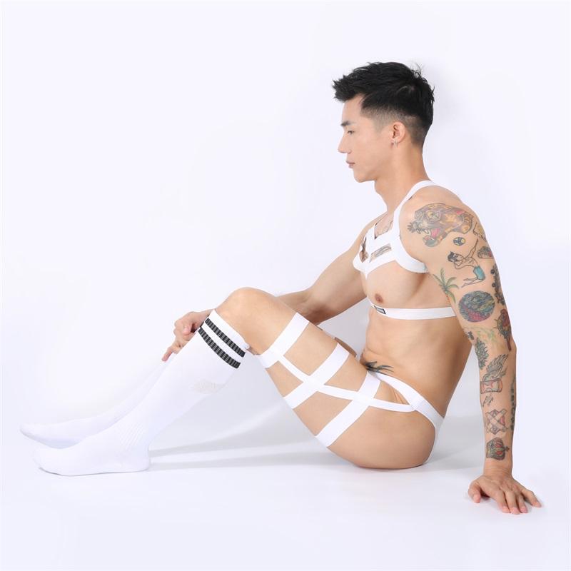 Harness Man Fetish Pullover Solid Polyester Halter None No Exotic Tanks Hot Sexy Clothes Woman Flash Sale
